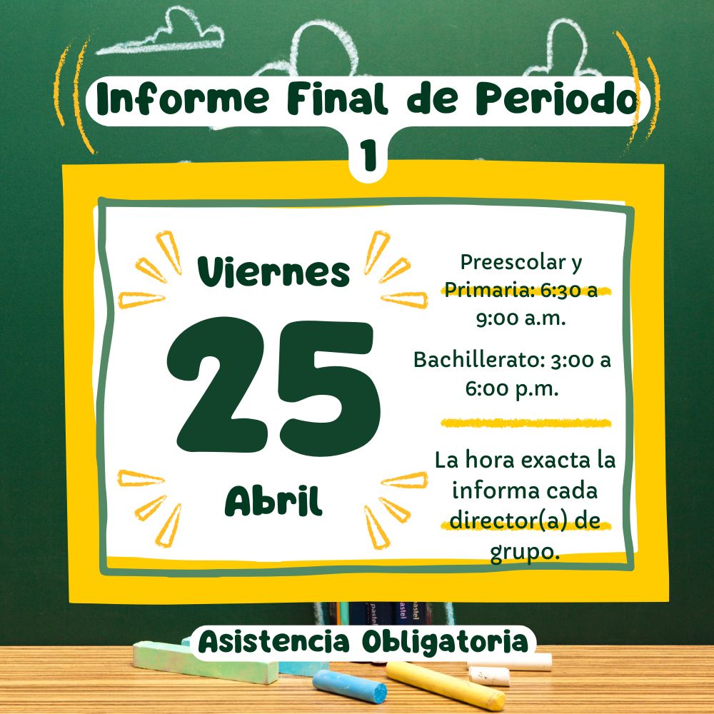 Informe Final de Primer Periodo